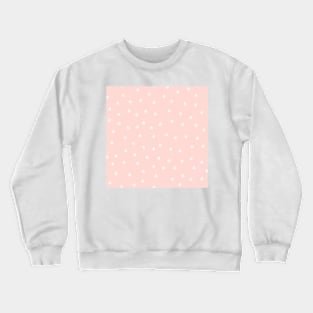 Dainty Flowers on Pink Crewneck Sweatshirt